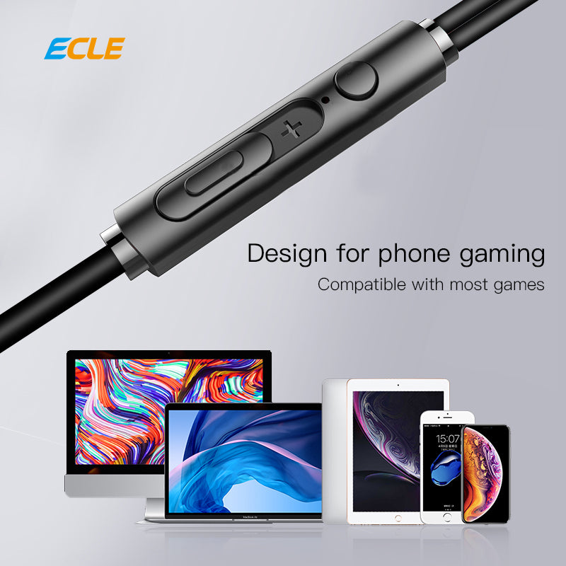 ECLE WIred Earphone - EC-02 Gaming Earphone